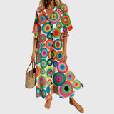 Women's Elegant Slimming Dress in Multi-Colour 2