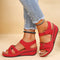 Women's comfortable sandals in Red