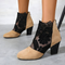 Lynora Comfort Heels in Beige