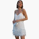 Women's Stylish Cocktail Dress in White