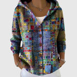 Autumn Cozy Hooded Knit Cardigan
