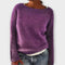 Reece Classic Icelandic Knit Sweaters in Purple