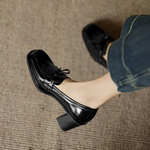 Women's Block-Heel Bow Loafers, photo 4