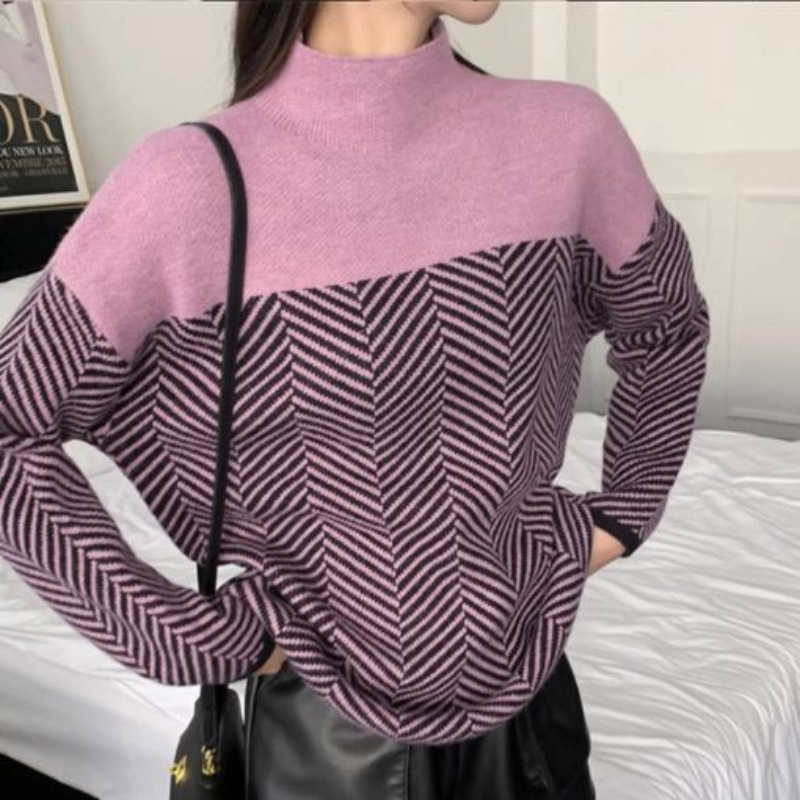 Women's Patterned Cable-Knit Sweater, photo 8