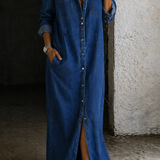 Women's Button-Front Denim Dress, photo 8