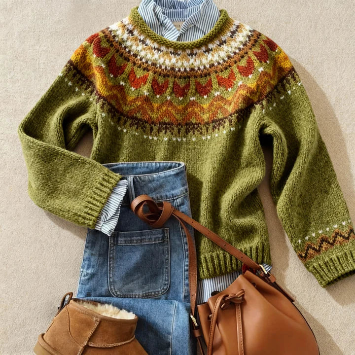 Sophie | Classic Vintage Knit Sweater