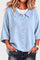 Women's Knitted Gilet in Blue