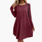 Julia Elegant Dress in Red
