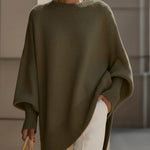 Women's Soft Cozy Sweater in Olive Green