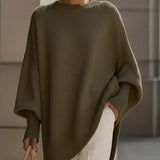 Women's Soft Cozy Sweater in Olive Green