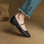 Women's Woven Square-Toe Mary Jane Flats, photo 19