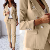 Sophisticated Women's Suit in Beige
