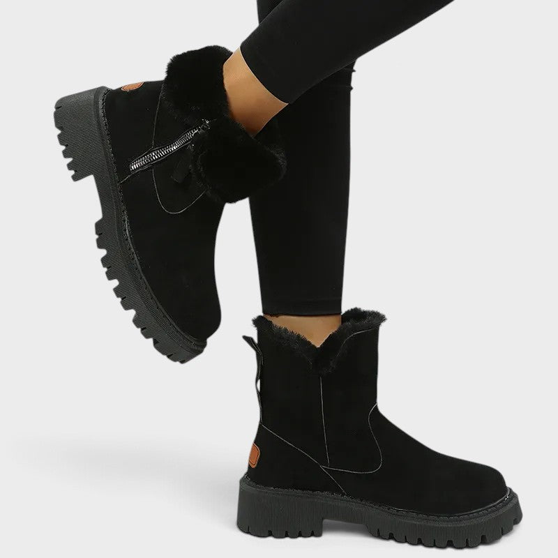 Women's Elegant Winter Boots in Black