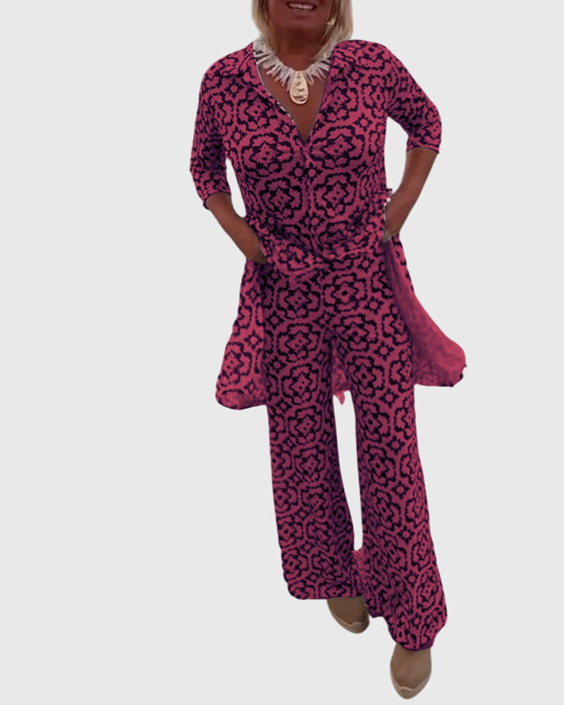 Women's Elegant Vintage Two-Piece Set, photo 11