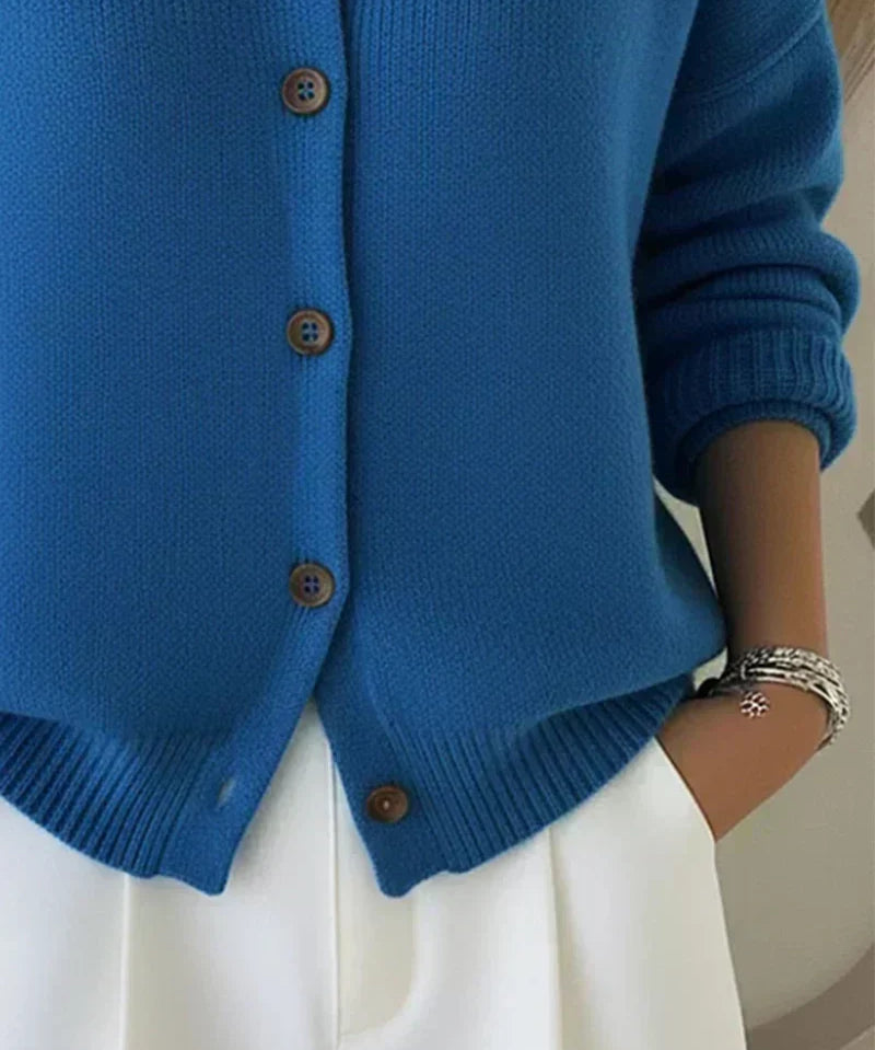 Women's Button Collar Cardigan, photo 2