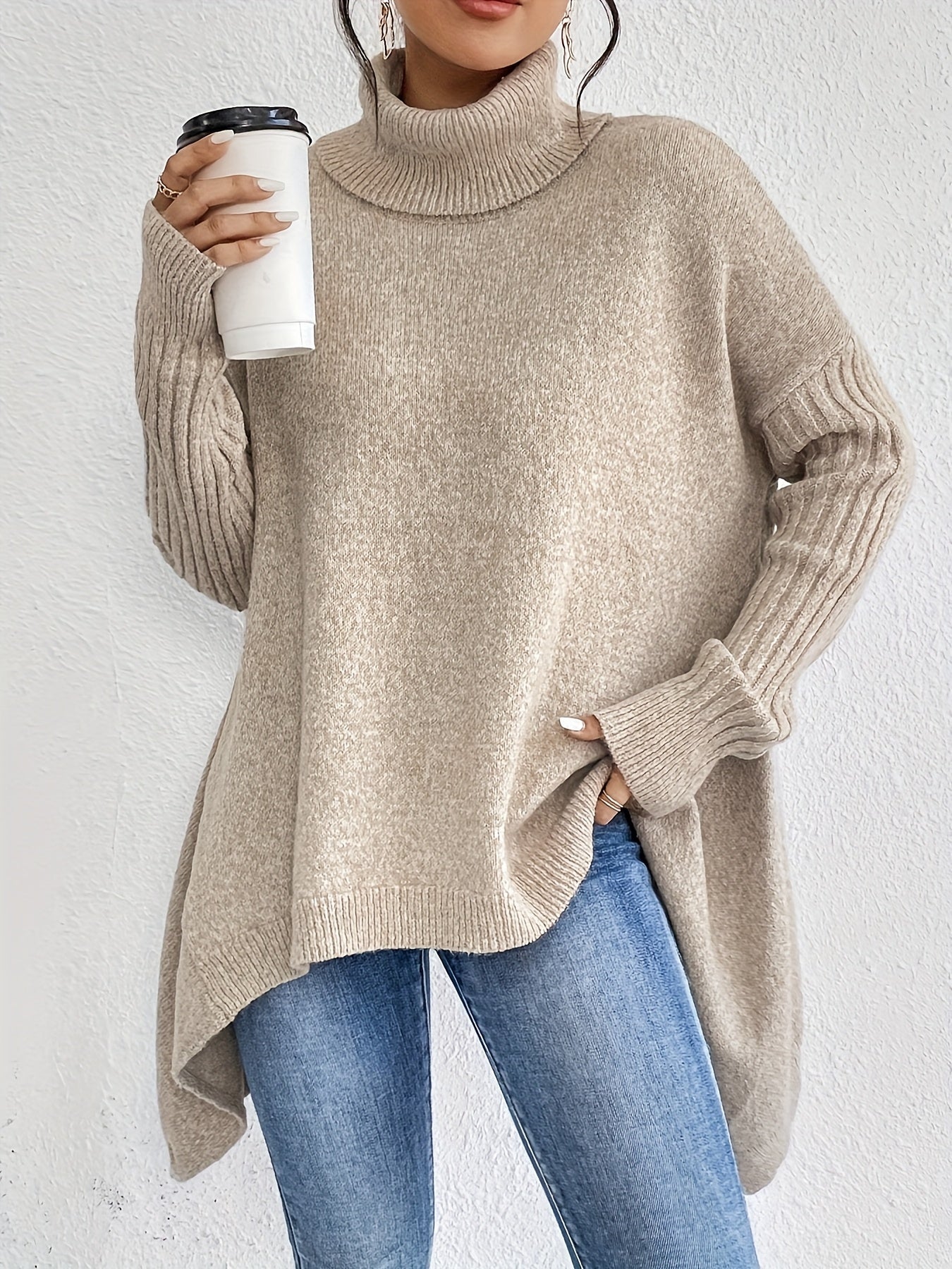 Audrey Cozy Sweater in Khaki