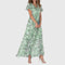 Women's Figure Flattering Dress in Green