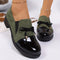 Rhemi Elegant Loafers in Green Black