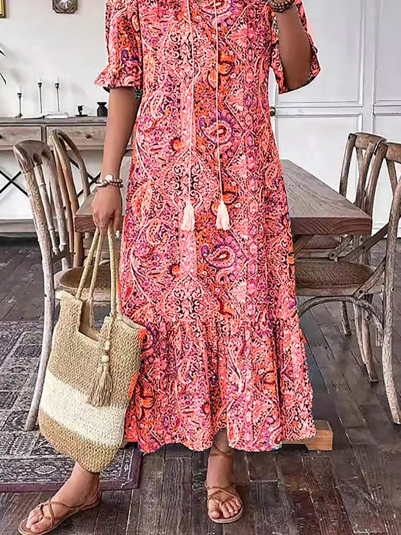 Women's Boho Grace Midi Dress, photo 8