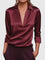 Women's Sophisticated Blouse – Skylar in Burgundy