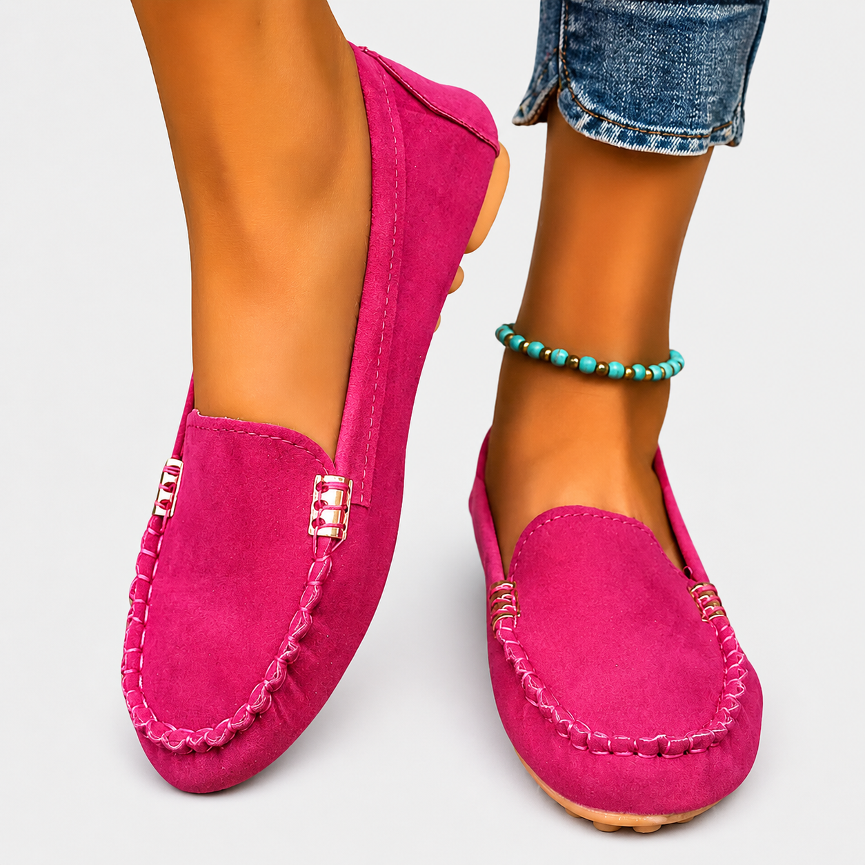 Women's Ballet Moccasin in Pink