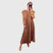 Mariana Elegant Dress in Brown