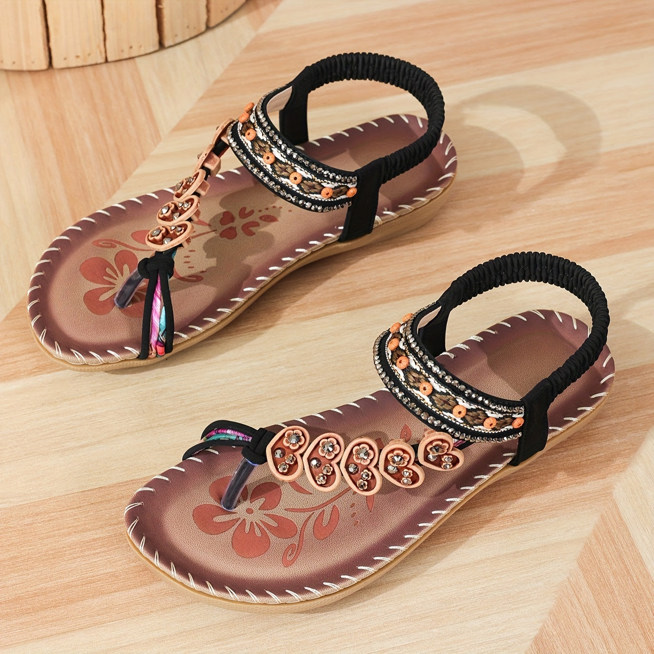 Isla Comfort Sandals in Black