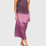 Women's Stylish Print Dress in Purple