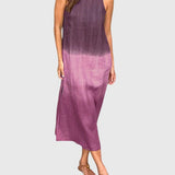 Women's Stylish Print Dress in Purple