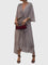 Bethany Elegant Dress in Gray