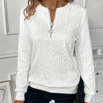 Women's Zip-Front Knit Sweater, photo 8