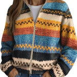 Women's Striped Zip Cardigan, photo 2