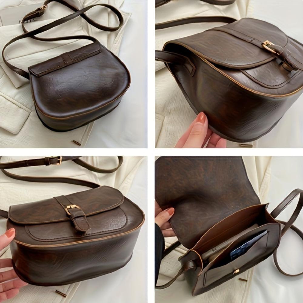 Women's Classic Leather Crossbody Bag, photo 7