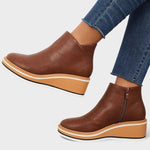 Women's Platform Ankle Boots with Zip, photo 3