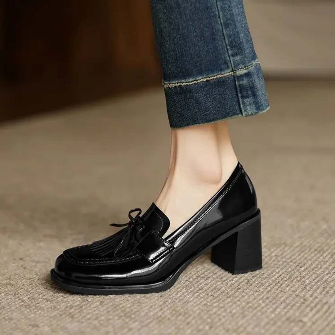 Women's Block-Heel Bow Loafers, photo 2