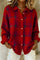 Women's Tartan Vest in Red