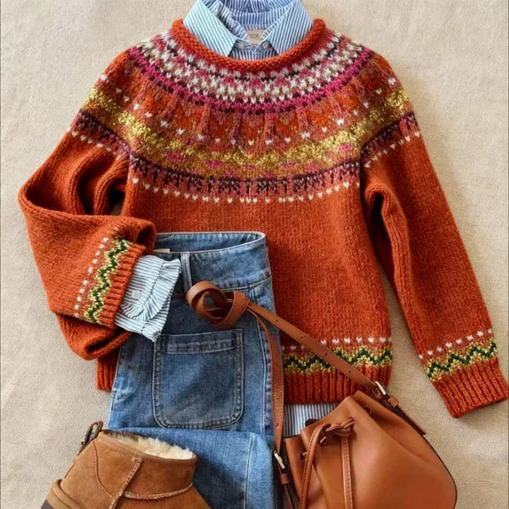 Katie | Chic Vintage Knit Sweater