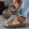 Women's Trendy Comfort Sandals in Suede grey