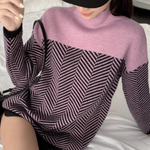 Women's Patterned Cable-Knit Sweater, photo 9