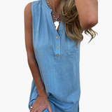 Women's Sleeveless V-Neck Dress, photo 8