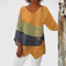 Women's Sophisticated V-Neck Tunic in Yellow