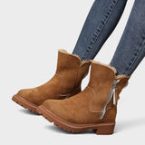 Women's Elegant Winter Boots in Brown