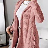 Women's Plush Hooded Jacket in Pink