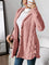Women's Plush Hooded Jacket in Pink
