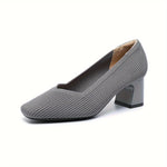 Zayli Comfort Heels in Gray