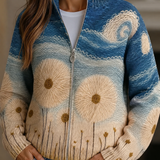 Women's Dandelion Zip Cardigan