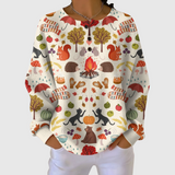 Women's Timeless Elegance Sweater in Autumn Love