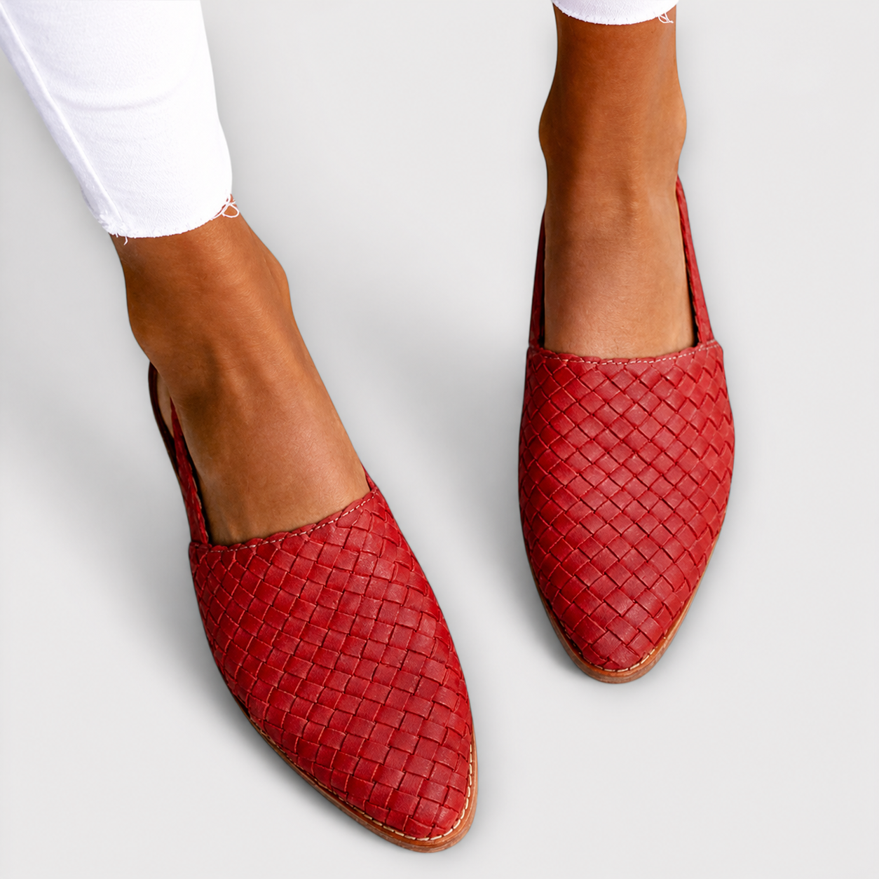Aurora Loafers in Red