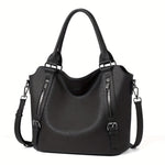 Women's Bag – Everyday Leather Carryall in Black