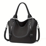 Women's Bag – Everyday Leather Carryall in Black